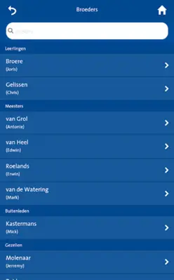 Vrijmetselarij android App screenshot 1